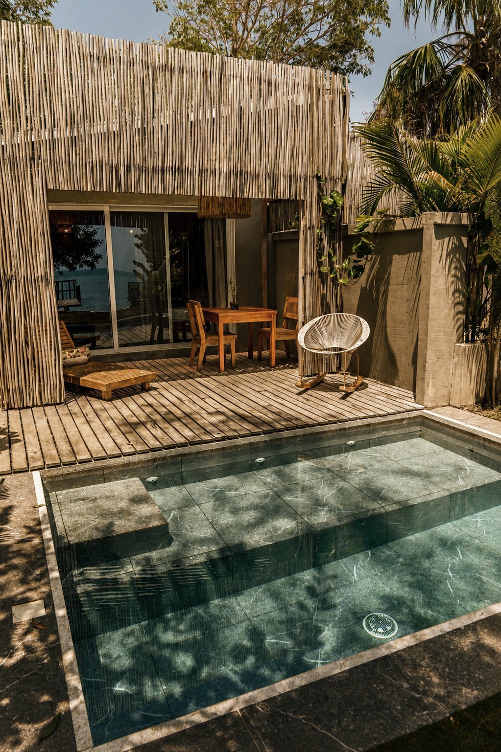 Cabaña 2 — Piscina turquesa