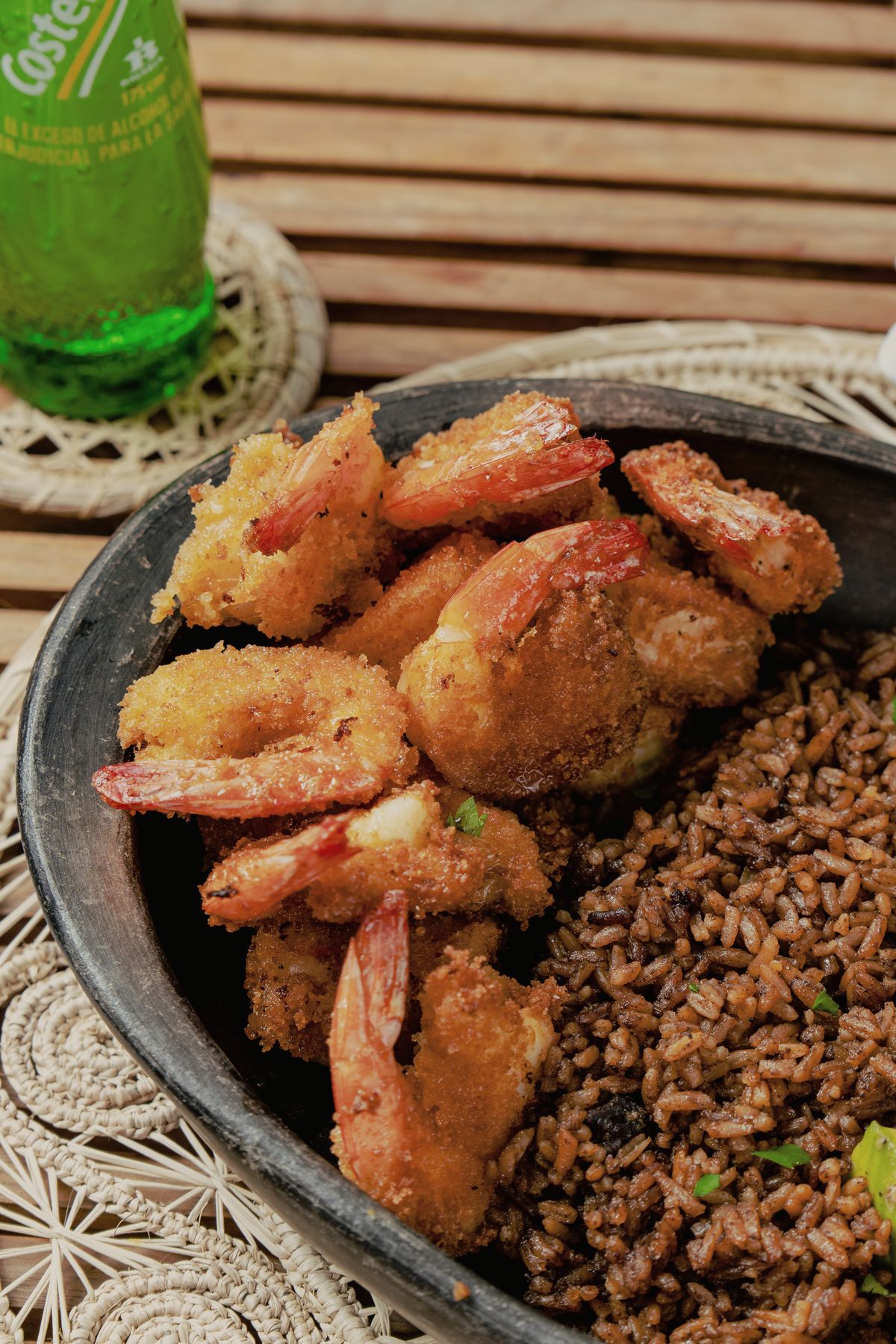Langostinos apanados